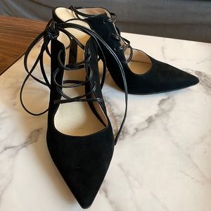TopShop lace up stilettos